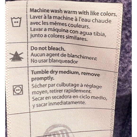 Carhartt For Women Fleece Vest Small 4/6 Full Zip Purple Pockets Cozy Casual - Picture 11 of 11